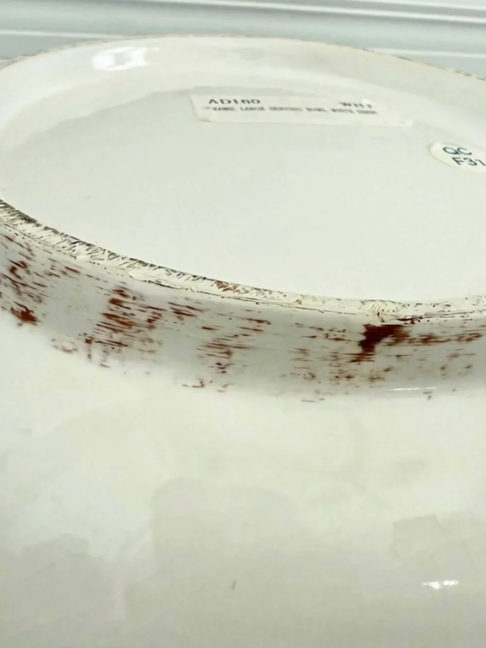 Tuscan-Style Ceramic Serving Bowl